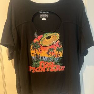 Foo Fighters Black Graphic T-Shirt